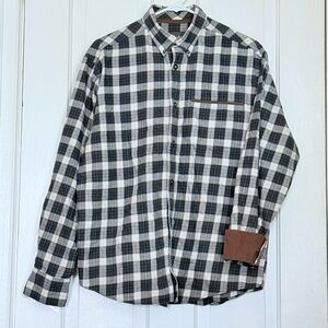 Cabela's Mens 100% Cotton Button Down Casual Shirt Med